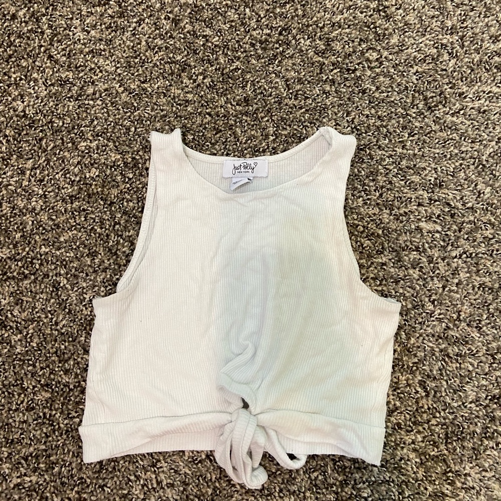 White tank top